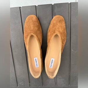 Steve Madden Women's Brown Suede Flats